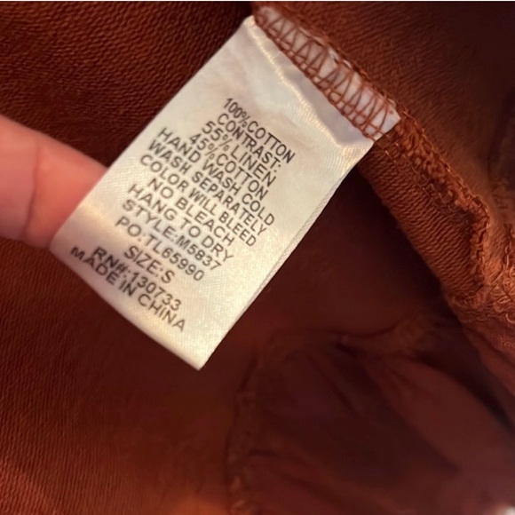 NWT Umgee Terracotta Ruffle Hem Jacket - Picture 6 of 8